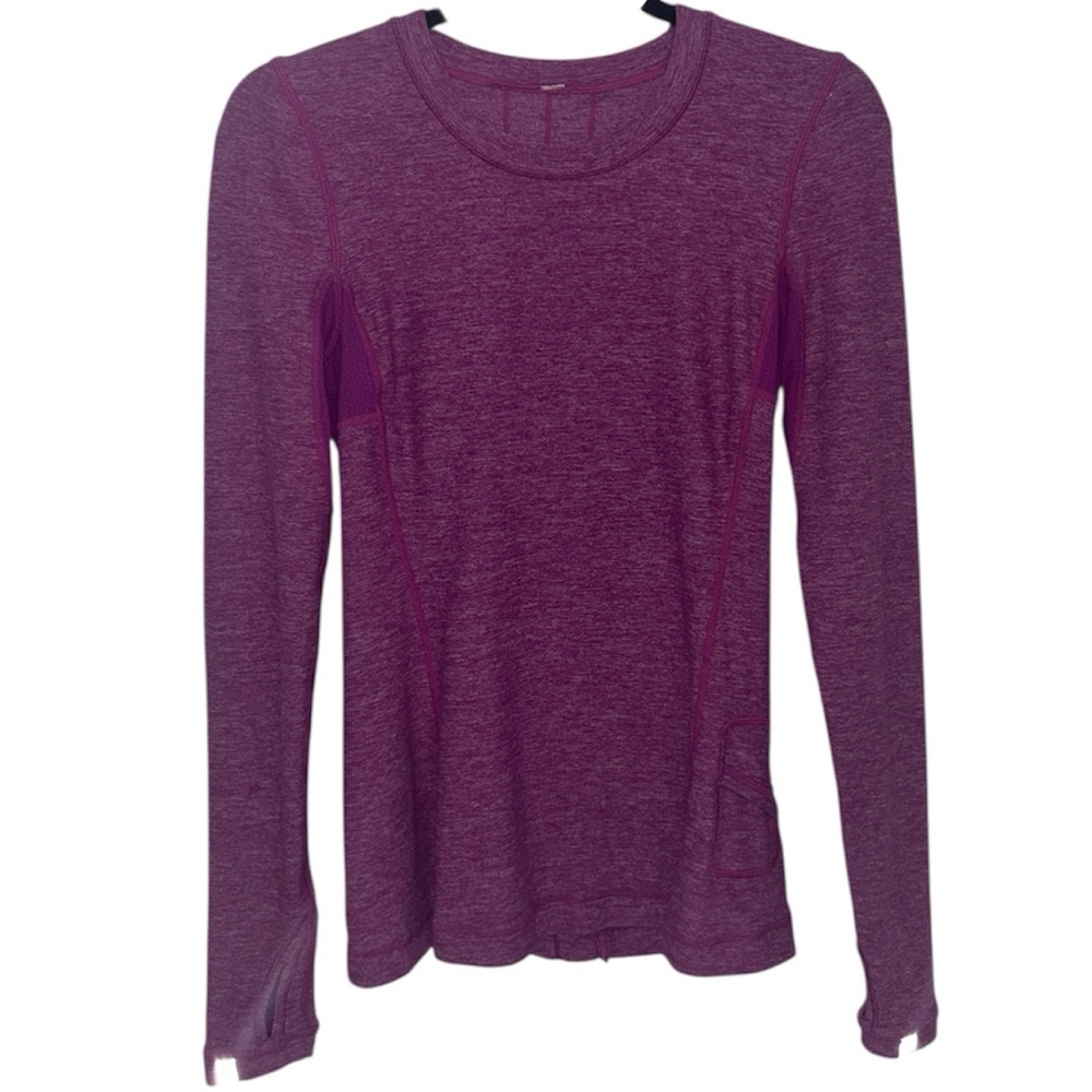 Lululemon Run Dash Long Sleeve Ruffle Top